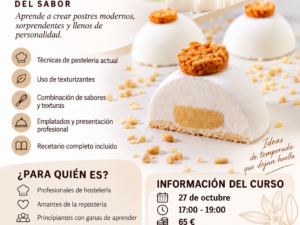 Cursos de Postres de Temporada: La técnica al servicio del sabor.